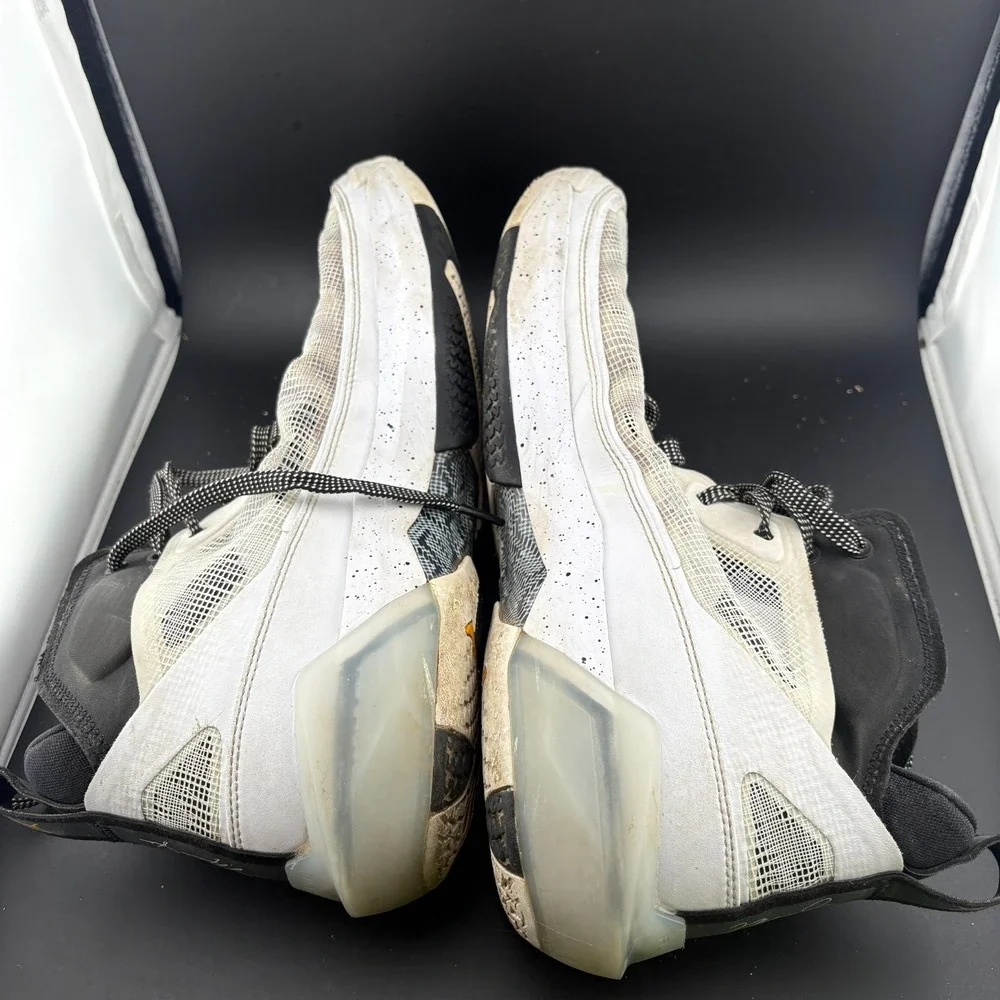 Air Jordan 37 Oreo Mens US 11 Basketball Shoes Black White Athletic Sneaker